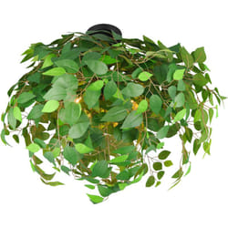 Plafoniera, metallo e plastica, verde, d 70 cm, Leavy