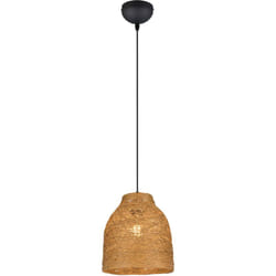 Trio - Lampada a sospensione, fibre naturali, d 25 cm, Joeline