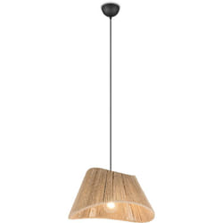 Lampada a sospensione, Iuta, naturale, d 52 cm, Valerie
