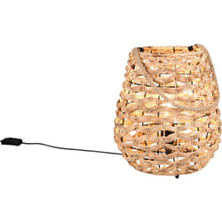 Reality Leuchten - Lampada da tavolo appendibile, rattan, d 30 cm, Jean