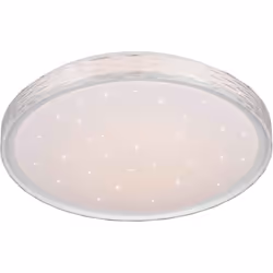 MATERIALE: Metallo COLORE: Bianco DIMENSIONI: D39 x H6 cm ELETTRIFICAZIONE: incl. 1x SMD, 24W · 1x 2500lm, 2700 - 6500K LAMPA ...