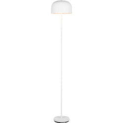 Trio Lighting - Lampada da terra led ricaricabile, metallo, bianco opaco, h 147 cm, Jeff