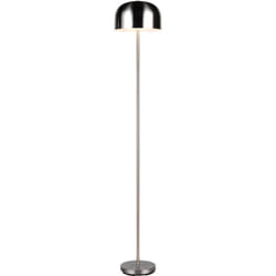 Trio Lighting - Lampada da terra led ricaricabile, metallo, nichel opaco, h 147 cm, Jeff