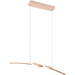 Trio Lighting - Lampada a sospensione led, metallo, sabbia, l 80 cm, Ginko