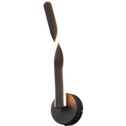 Trio Lighting - Applique led, metallo, nero, h 46 cm, Ginko