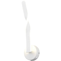 Trio Lighting - Applique led, metallo, bianco, h 46 cm, Ginko