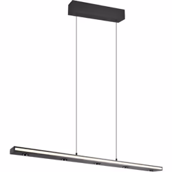 MATERIALE: Metallo COLORE: Nero opaco DIMENSIONI: L109 x H200 x P9 cm ELETTRIFICAZIONE: incl. 7x SMD, 4,5W · 7x 480lm, 2300+3 ...