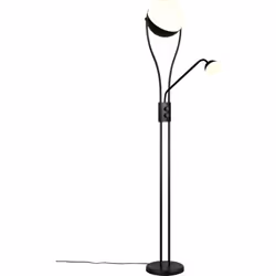 MATERIALE: Metallo COLORE: Nero opaco DIMENSIONI: D30 x H180 cm ELETTRIFICAZIONE: incl. 1x SMD LED, 18W · 1x 2000lm, 3000K LA ...