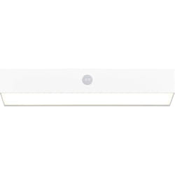 Trio Lighting - Applique da esterno led, solare, c/sensori, bianco, l 30 cm, Silves