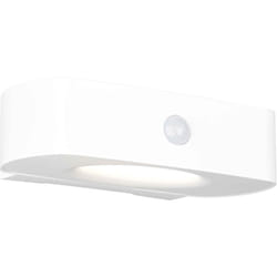 Trio Lighting - Applique da esterno led, solare, c/sensori, bianco, l 22 cm, Bilbao