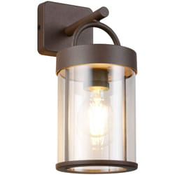 Trio Lighting - Applique da esterno, alluminio, ruggine, h 29 cm, Almeria