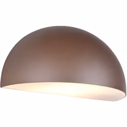 MATERIALE: Pressofusione di alluminio COLORE: Ruggine DIMENSIONI: L27 x H14 x P15 cm ELETTRIFICAZIONE: excl. 1x E27 · max. 10 ...