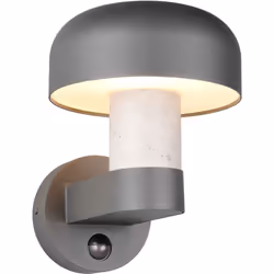 MATERIALE: Pressofusione di alluminio COLORE: Antracite ed effetto cemento DIMENSIONI: L19 x H24 x P25 cm ELETTRIFICAZIONE: e ...