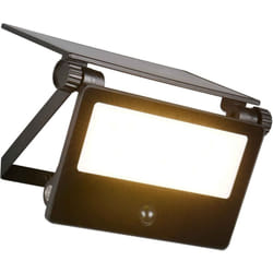 Trio Lighting - Faro da esterno led, solare, c/sensore movimento, nero, l 21 cm, Moura