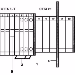 Phoenix Contact OTTA 6-T morsettiera Grigio