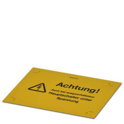 Phoenix Contact 1004500 etichetta autoadesiva Nero, Giallo 10 pz
