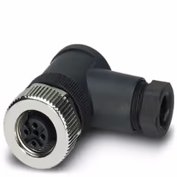 Phoenix Contact 1681143, M12, Nero, Acciaio inox, Zinco, Nichel, IP67, 250 V