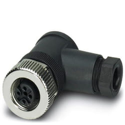 Phoenix Contact 1681143 cavo di collegamento M12 Nero, Acciaio inox
