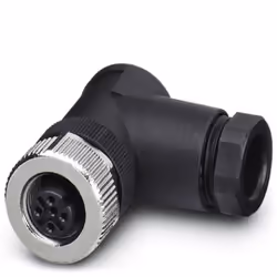 Phoenix Contact 1681499, M12, Nero, Acciaio inox, Zinco, Nichel, IP67, 60 DC, 48 AC