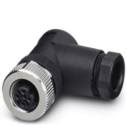 Phoenix Contact 1681499 cavo di collegamento M12 Nero, Acciaio inox