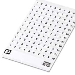 Phoenix Contact 0804183:0001 accessorio per morsettiera Indicatori per morsettiera 10 pz