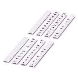 Phoenix Contact 0808749:0011, Indicatori per morsettiera, 10 pz, Bianco, 6 mm, 0,388 g