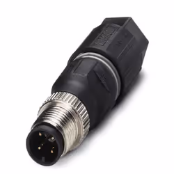 Phoenix Contact 1641785, M12, Nero, Acciaio inox, Zinco, Nichel, IP67, 250 V
