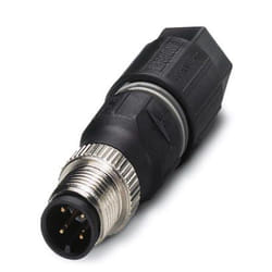 Phoenix Contact 1641785 cavo di collegamento M12 Nero, Acciaio inox