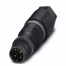 Phoenix Contact SACC-M12MS-4QO-0.75, M12, Nero, IP65, IP67, 250 V, 4 A, -25 - 80 °C