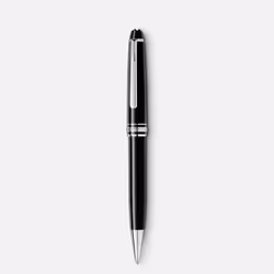 Montblanc MB132446, Penna stick a sfera, Nero, Resina, Platino, 1,25 cm, 137,1 mm