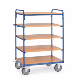 fetra 8242, Acciaio, Carrello da trasporto, Blu, 600 kg, 4 ruota(e), 20 cm
