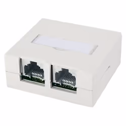 Telegärtner J00023A0056, RJ-45, Bianco, 57 mm, 53 mm, 23,3 mm, 50 g