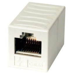Telegärtner J00029A0062 adattatore per inversione del genere dei cavi RJ45 Bianco