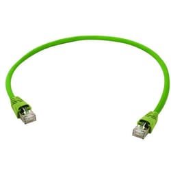 Telegärtner SF/UTP CAT.5 PVC - 5.0m cavo di rete Verde 5 m Cat5 SF/UTP (S-FTP)