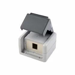 Telegärtner H02000A0069, Grigio, Bianco, IP44, 87 mm, 58 mm, 75 mm, 160 g