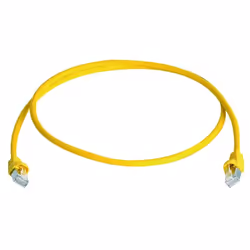 Telegärtner MP8 FS 500 LSZH 0.25m, 0,25 m, Cat6a, SF/UTP (S-FTP), RJ-45, RJ-45, Giallo