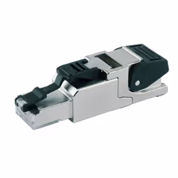 Telegärtner J00026A2003, RJ45, Nero, Acciaio inox