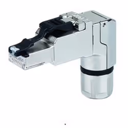 Telegärtner J00026A4003, RJ45, Nero, Acciaio inox