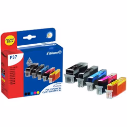 Pelikan P37, Inchiostro a base di pigmento, 12 ml, Confezione multipla