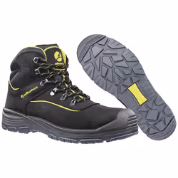 Dettagli tecnici Colore Nero, Giallo Larghezza della scarpa 11 Livello di sicurezza S3 Materiale Pelle bovina Materiale (dett ...