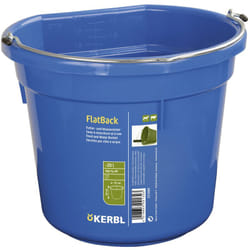 FlatBack, Blu, ca. 20ltr., Futter-u. Wassereimer - Kerbl