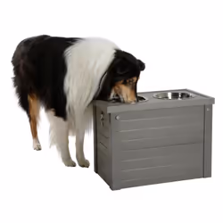 Kerbl ECO distributore di cibo e acqua per cani e gatti Acciaio inox Grigio Cane Gruppo alimentatore per animali domestici e abbeveratoio automatico - Vista aggiuntiva 4
