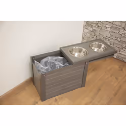Kerbl ECO distributore di cibo e acqua per cani e gatti Acciaio inox Grigio Cane Gruppo alimentatore per animali domestici e abbeveratoio automatico - Vista aggiuntiva 5
