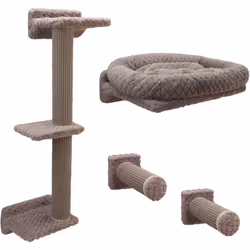 Kerbl 80919, Letto per animali da compagnia riscaldante, Interno, Gatto, Grigio talpa, Altro, Tinta unita