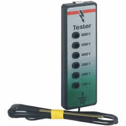 Tester di linea per recinzioni elettriche - Misura la tensione in sei livelli - Non sono necessarie le batterie N.B. E' neces ...