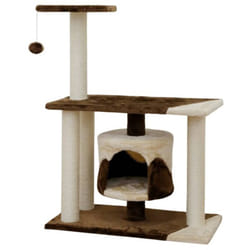 Palo Tiragraffi per Gatti Jade Pro 96 cm Marrone e Beige Kerbl