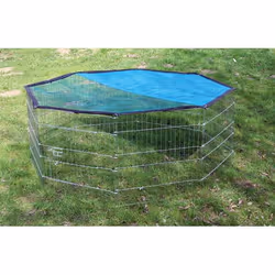 Kerbl 82708 gabbia e habitat per animali di piccola taglia Coniglio Nero, Blu, Acciaio inox - Vista aggiuntiva 4