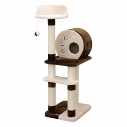 Kerbl Palo Tiragraffi per Gatti Planet X 127 cm Marrone e Beige - Vista aggiuntiva 2