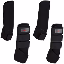 Questo set di paranocche della Kerbl, composto da 2 protezioni per zampe anteriori e 2 posteriori, fornirà sicuramente comodi ...
