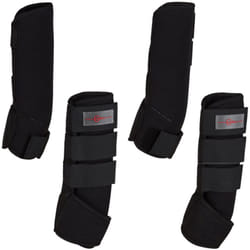 4 Pz Set Paranocche per Cavalli Neri 320133 Kerbl